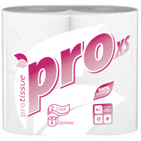 Туалетная бумага 2сл., "Protissue", белая, 18 метра, 96*125мм., (4 рул*пачке), (96рул*упак) С177 Туалетная бумага 2сл., "Protissue", белая, 18 метра, 96*125мм., (4 рул*пачке), (96рул*упак) С177